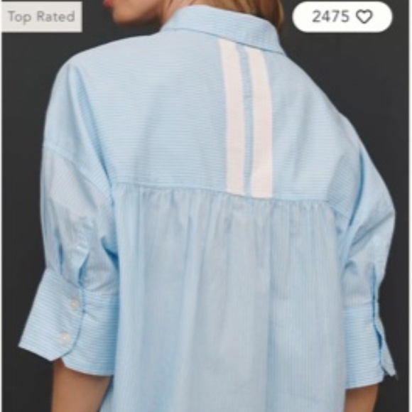 Maeve Mabel Pocket Buttondown Shirt - Picture 2 of 6